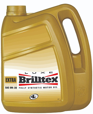 Моторное масло LUXE BRILLTEX EXTRA 0W-30 SM/CF синтетическое 4л