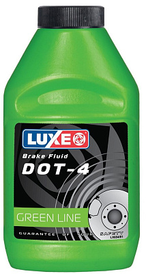Тормозная жидкость LUXE DOT-4 салатовая канистра 250г