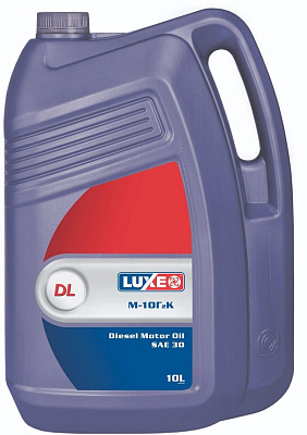 Дизельное моторное масло LUXE М10Г2К 30 минеральное 10л